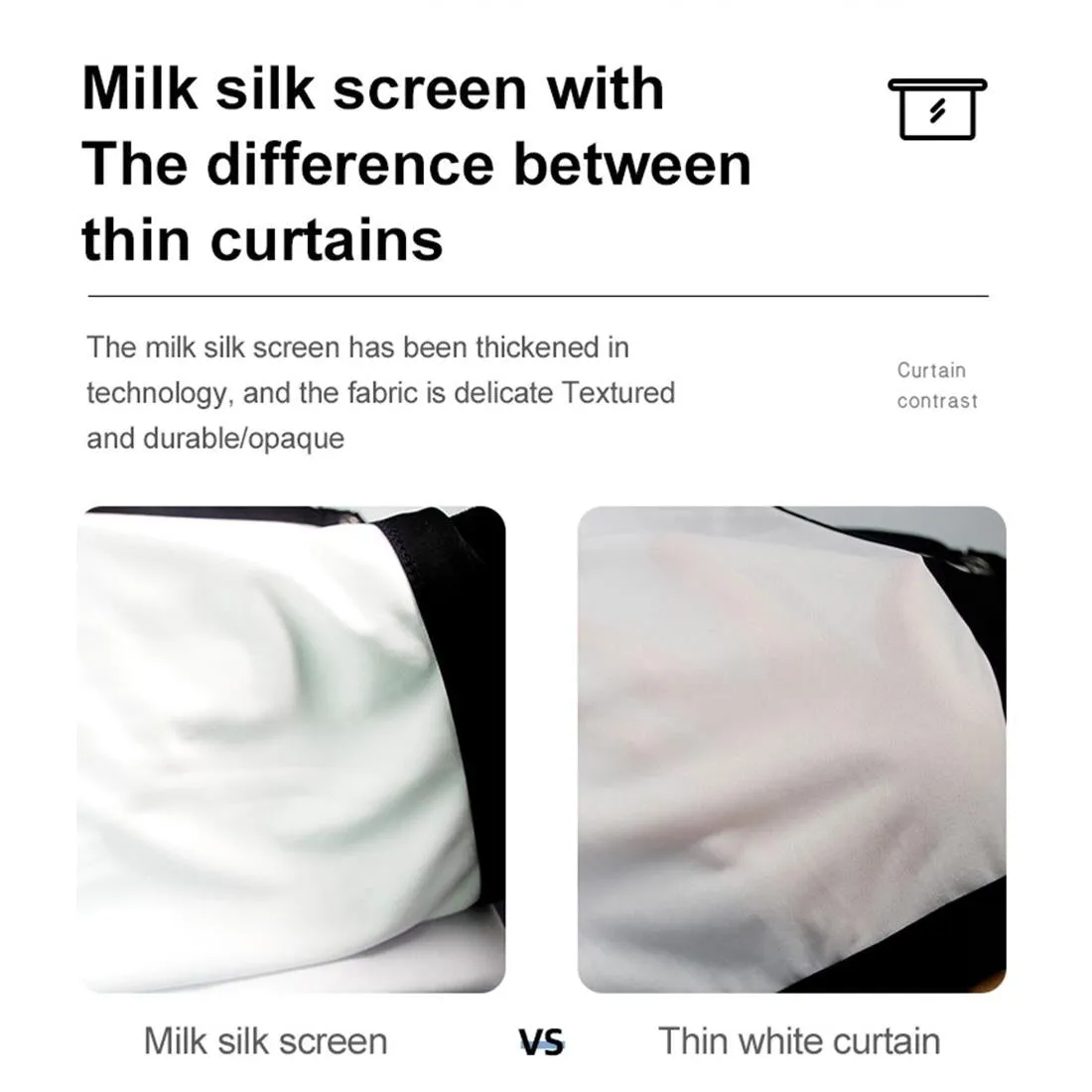 150 16 9 Projector Film Curtain - 332x187cm Folding Milk Silk Polyester Projection Area