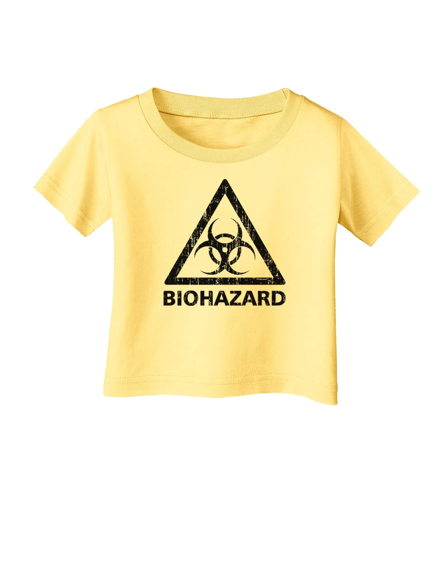 Biohazard Sign Distressed Infant T-Shirt
