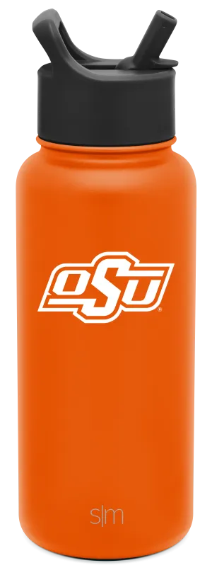 Collegiate Summit Water Bottle with Straw Lid