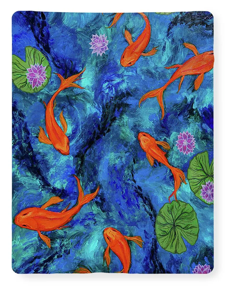 Dancing Koi - Blanket