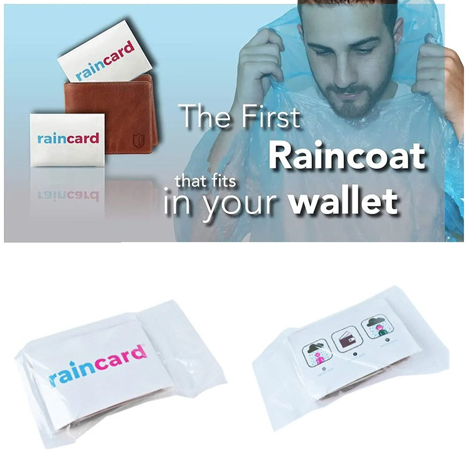 Easy to Carry Emergency Waterproof Rain coat pouch