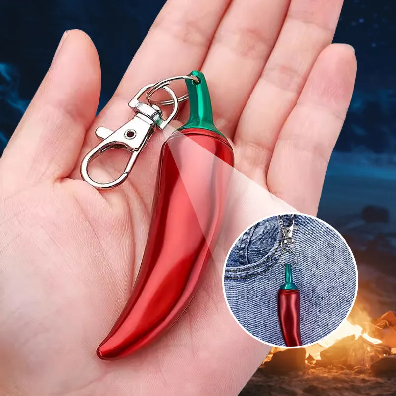 Emergency Survival Keychain Lighter with Permanent Match