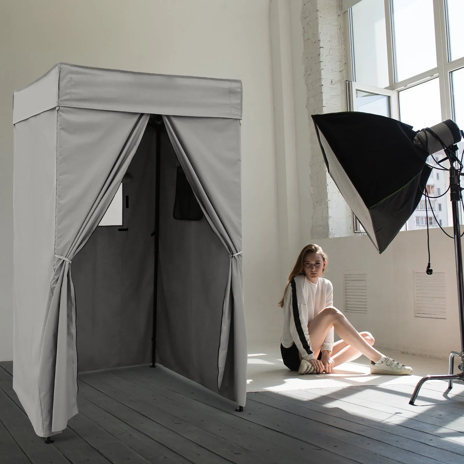 Flat Top 4x4 Pop-up Canopy Changing Room