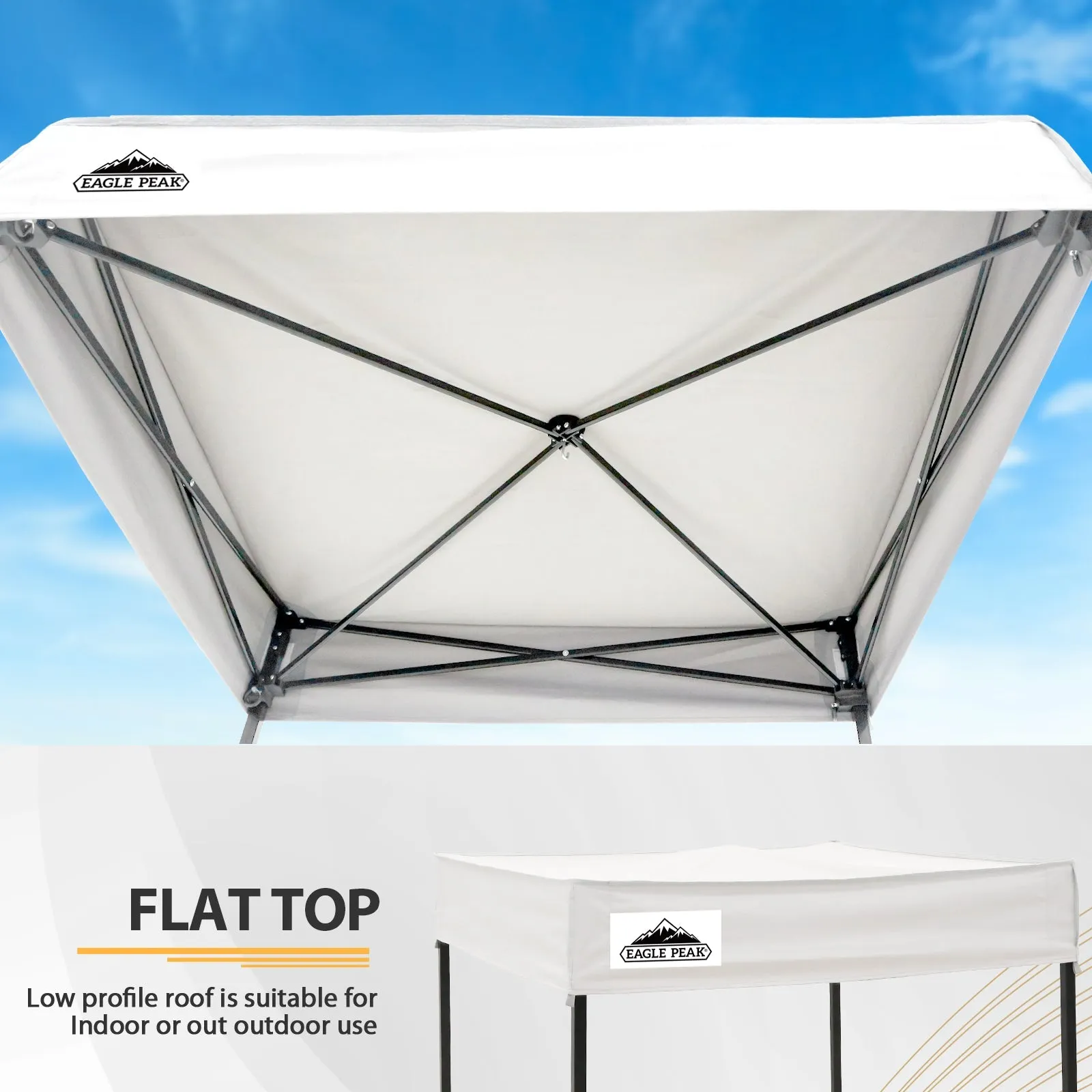 Flat Top 4x4 Pop-up Canopy Changing Room