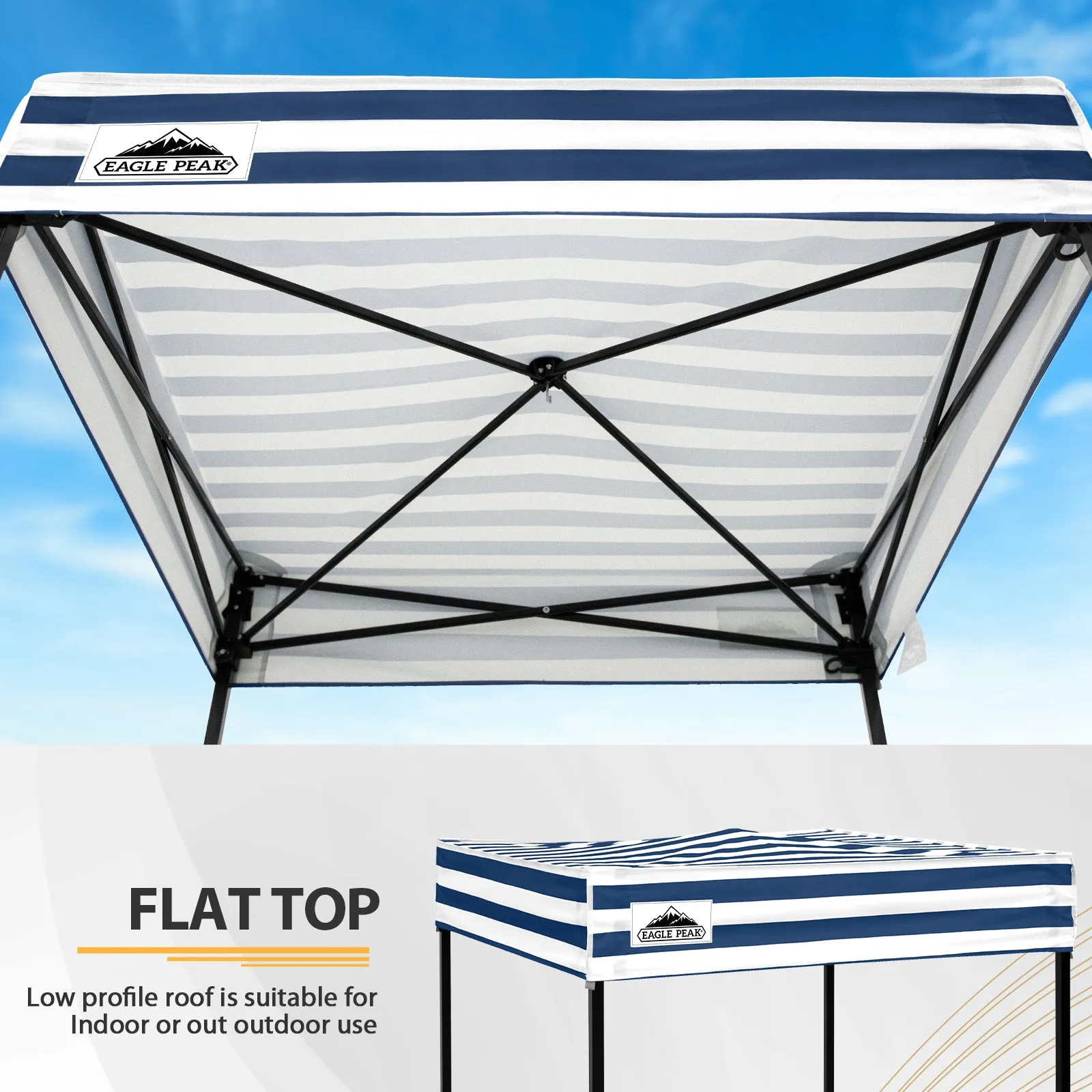 Flat Top 4x4 Pop-up Canopy Changing Room
