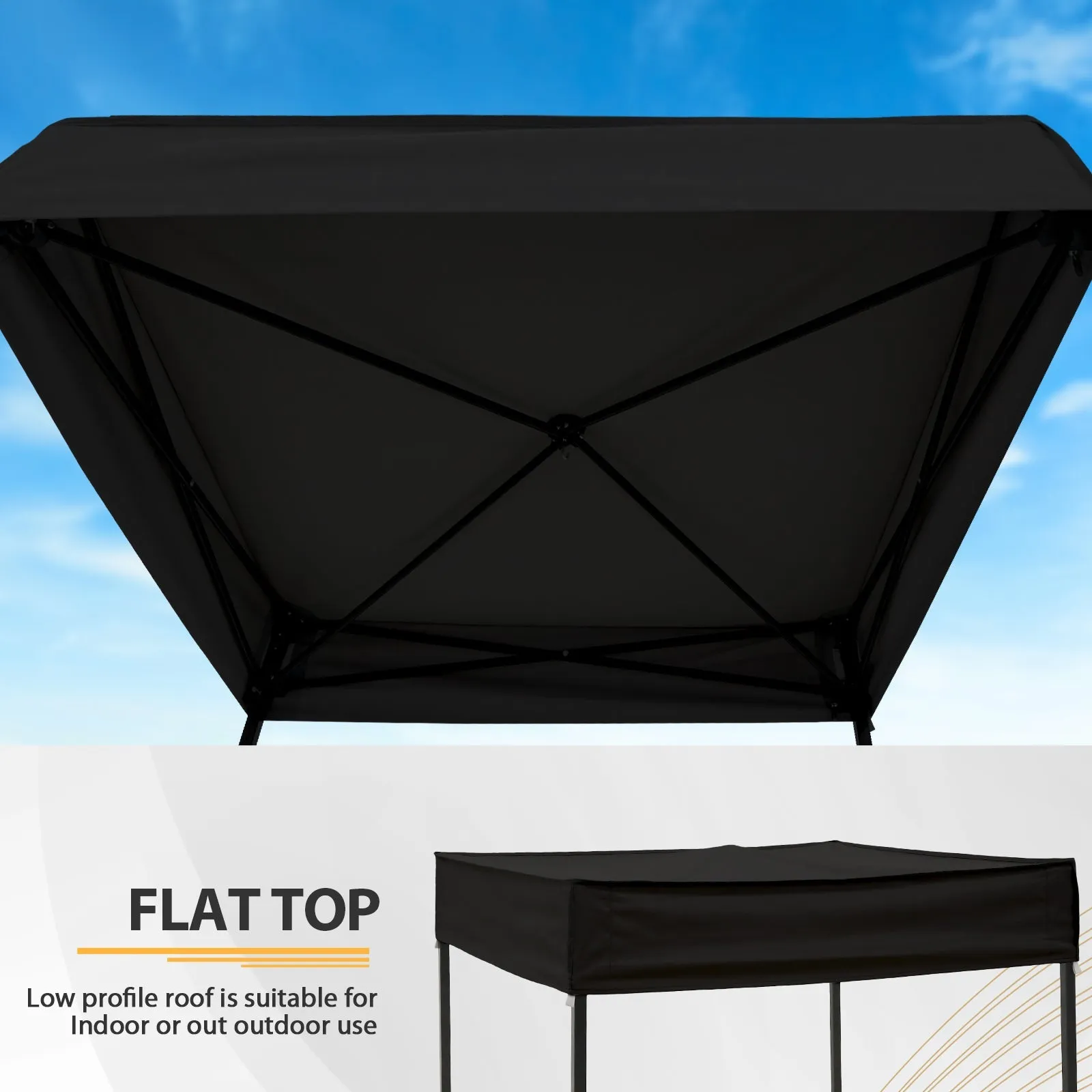 Flat Top 4x4 Pop-up Canopy Changing Room