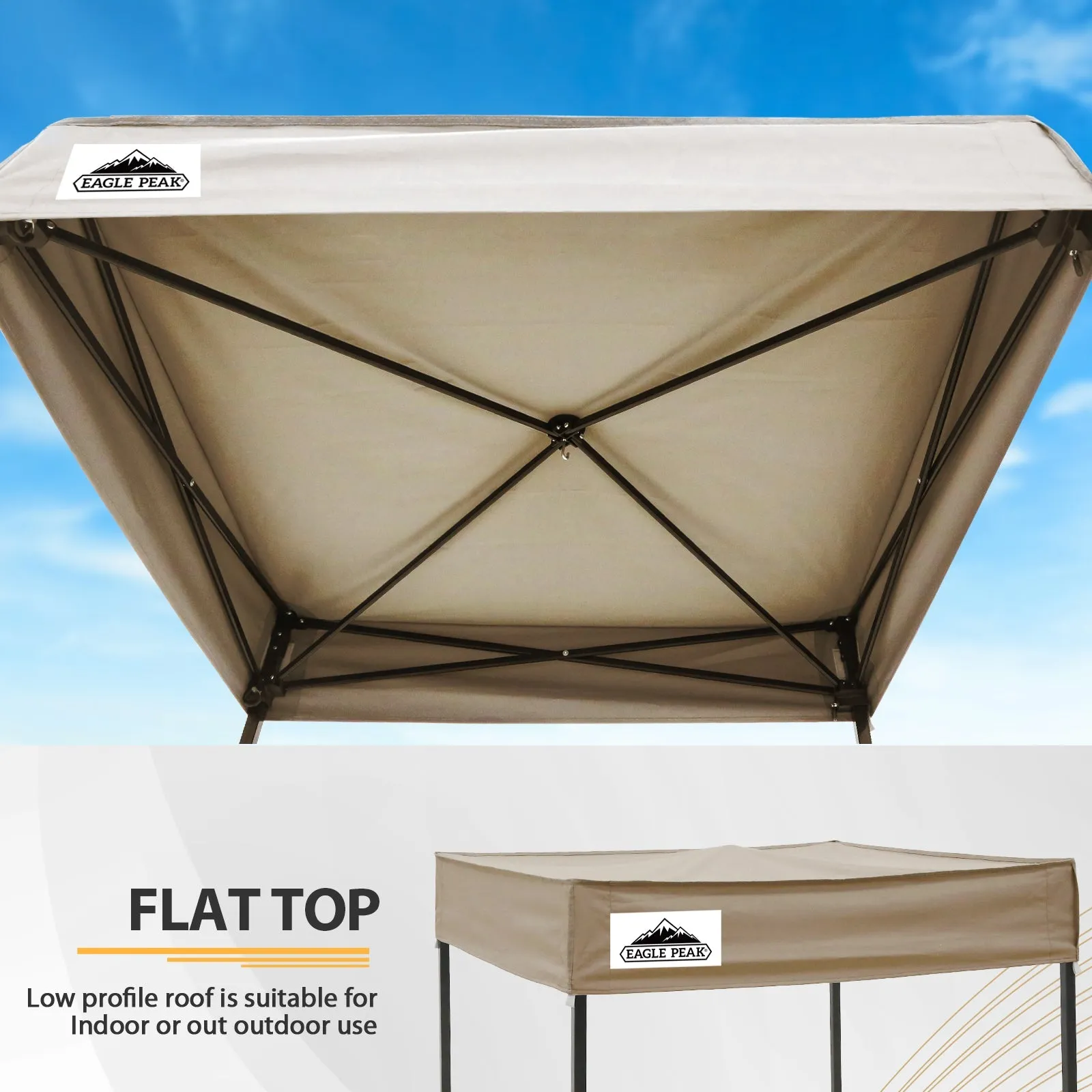 Flat Top 4x4 Pop-up Canopy Changing Room