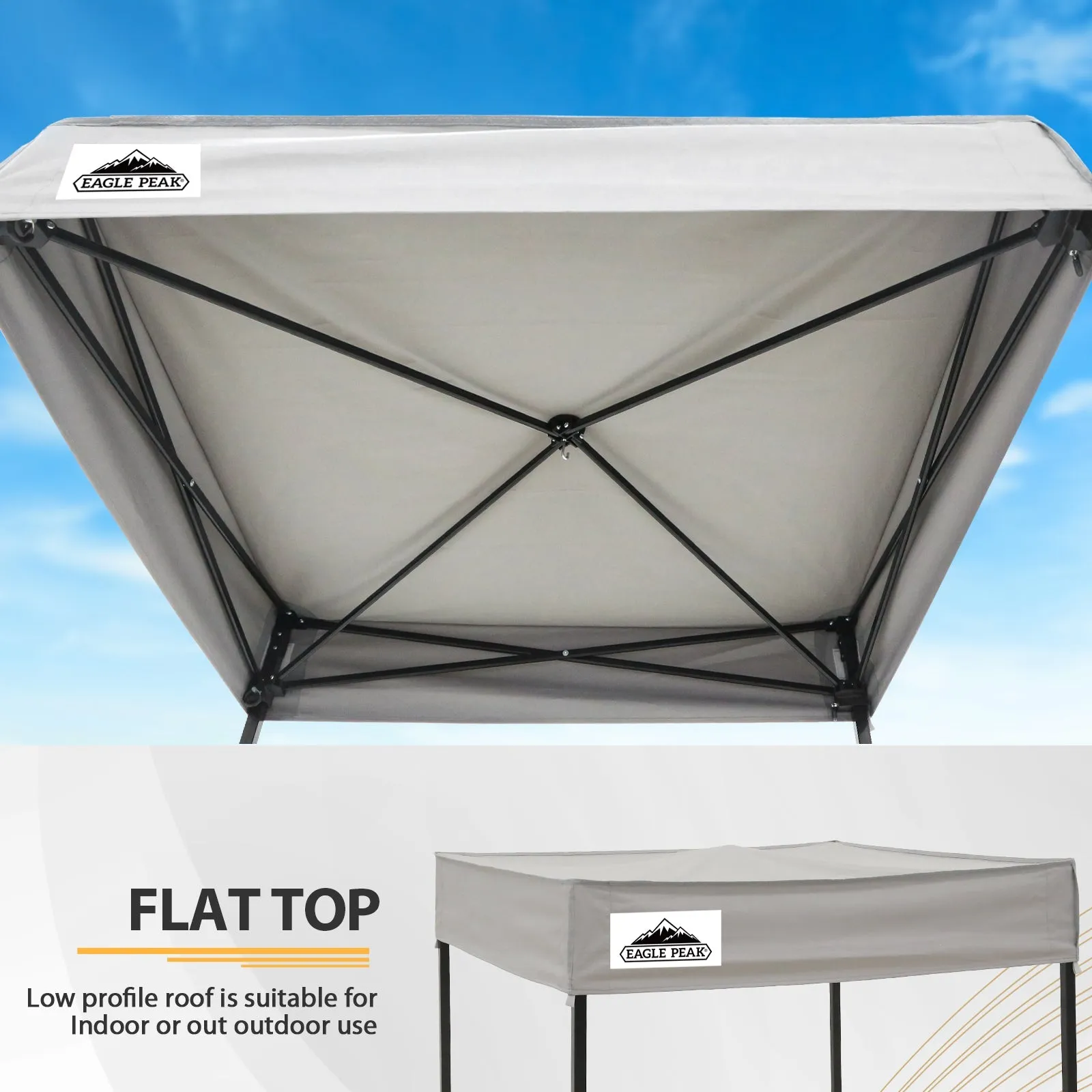 Flat Top 4x4 Pop-up Canopy Changing Room