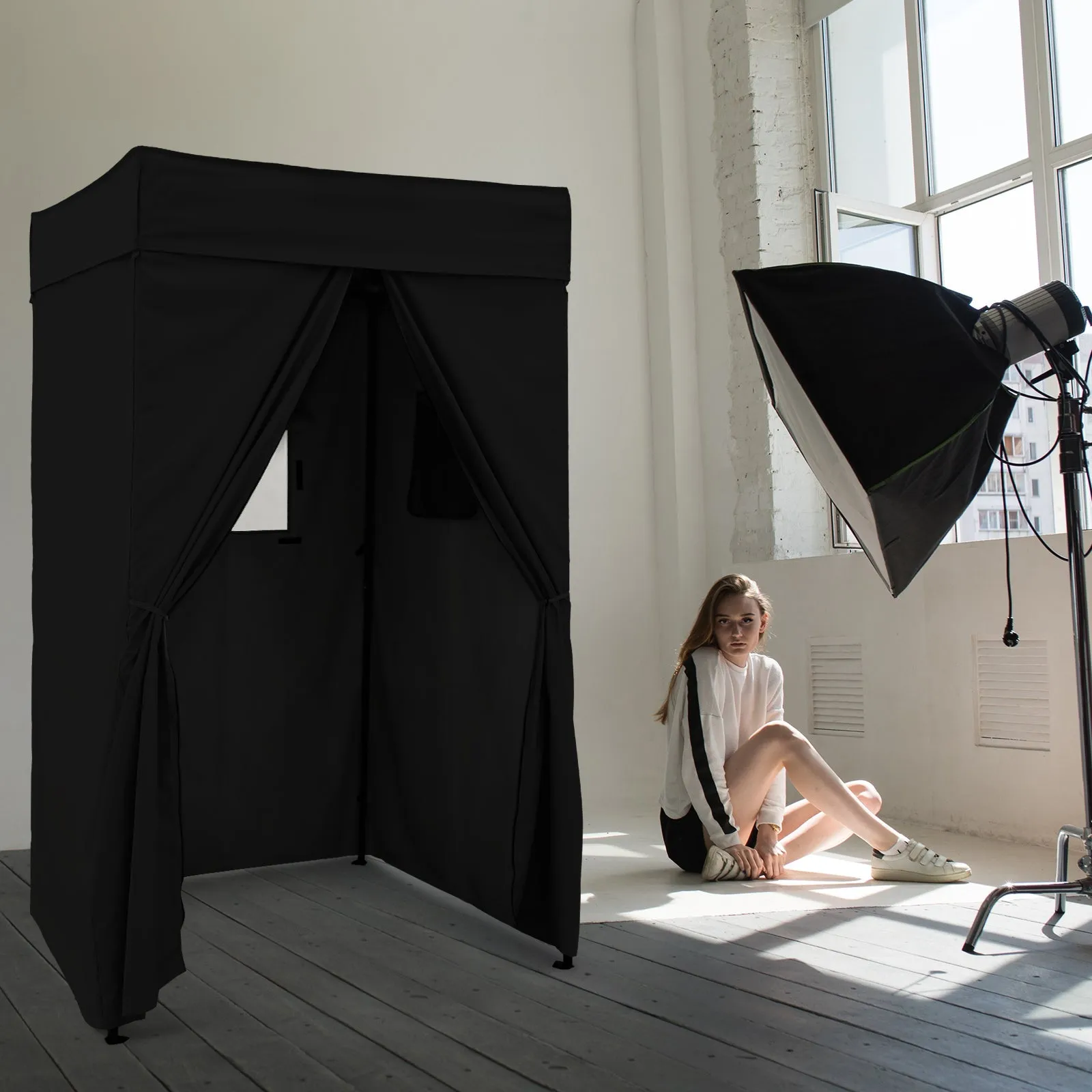 Flat Top 4x4 Pop-up Canopy Changing Room