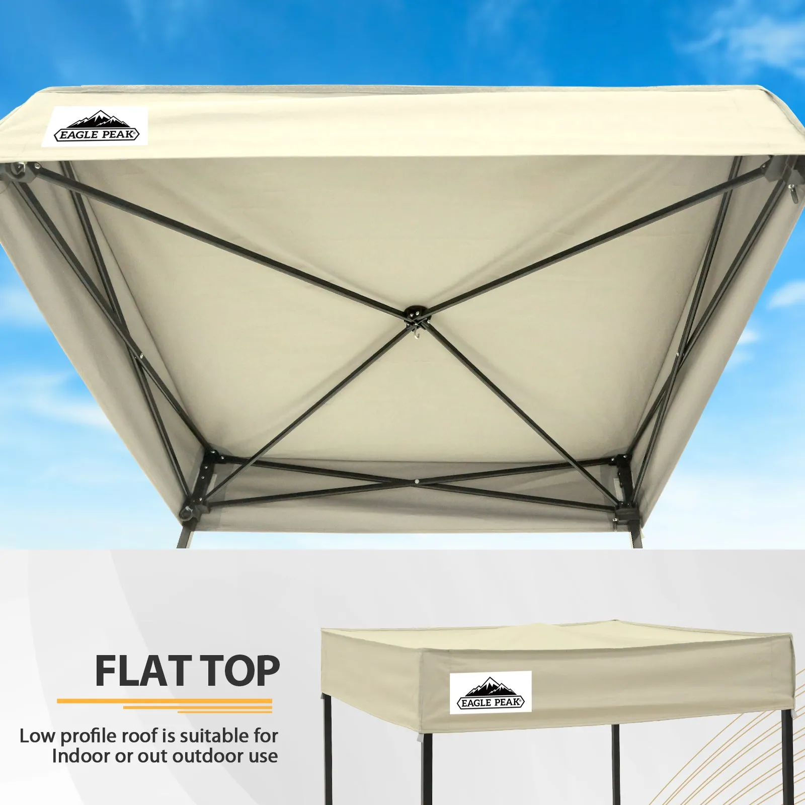 Flat Top 4x4 Pop-up Canopy Changing Room
