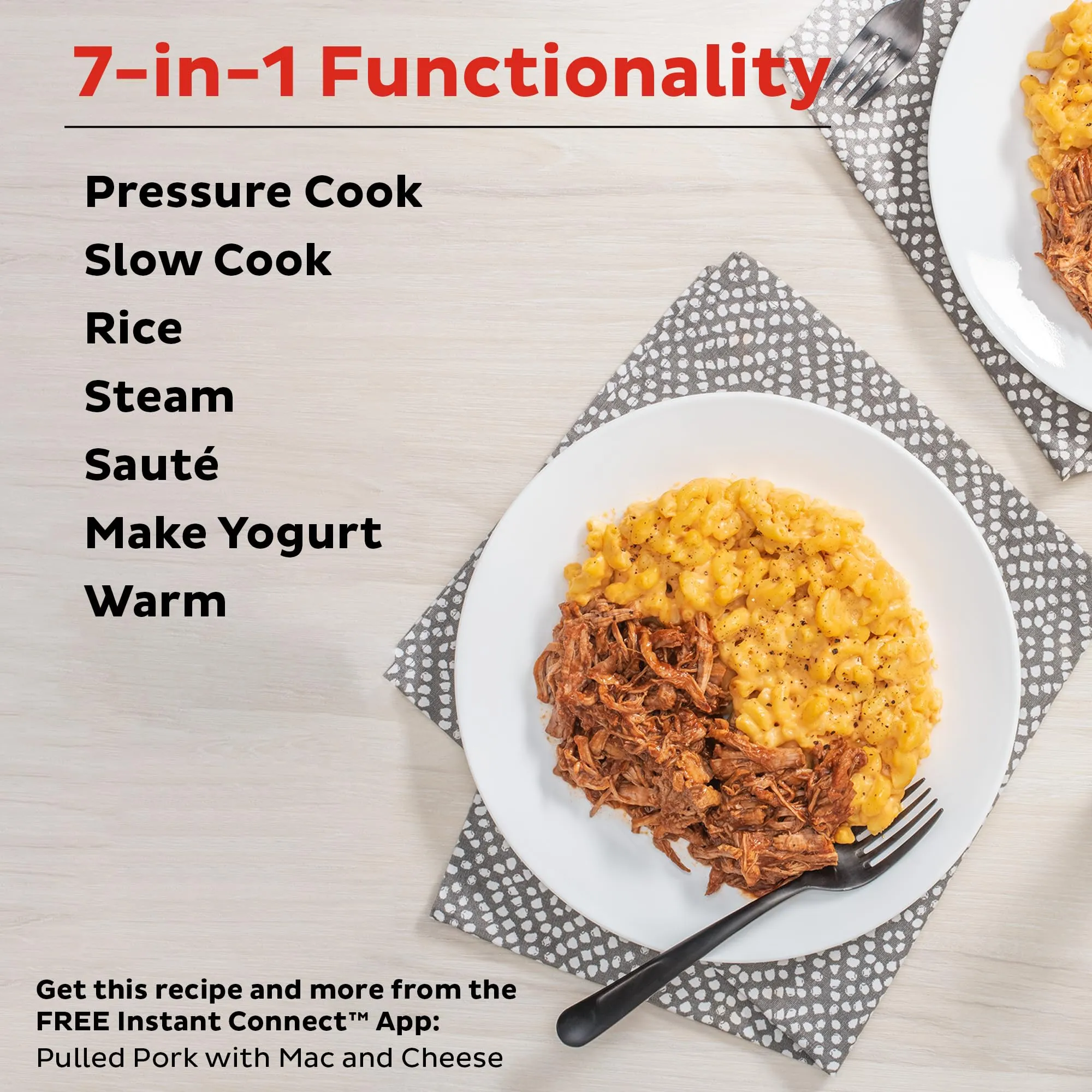 Instant Pot Duo 7-in-1 Electric Pressure Cooker, Slow Cooker, Rice Cooker, Steamer, Saut, Yogurt Maker, Warmer & Sterilizer, Includes App With Over 800 Recipes, Stainless Steel, 6 Quart