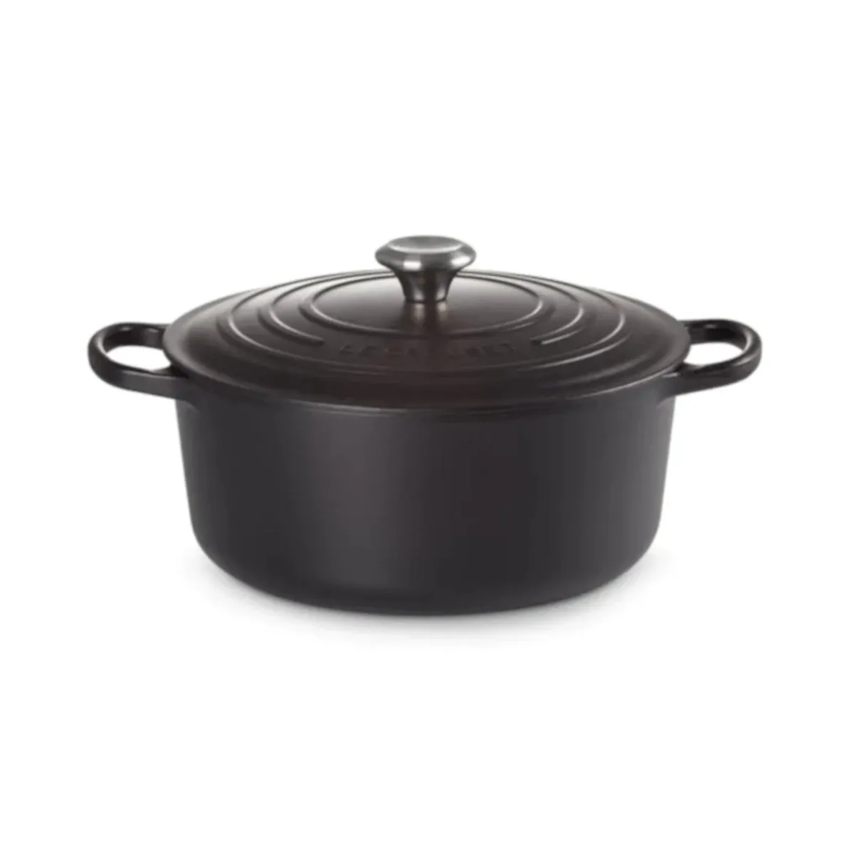 Le Creuset Signature Cast Iron Round Casserole Satin Black 28cm (6.7L)