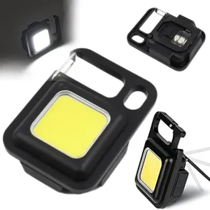 LED Battery Operated Keychain Flashlight Small Work Light withFolding Bracket Bottle Opener for Camping, Hiking, Emergency (1 Pc / MOQ :- 36 Pcs)