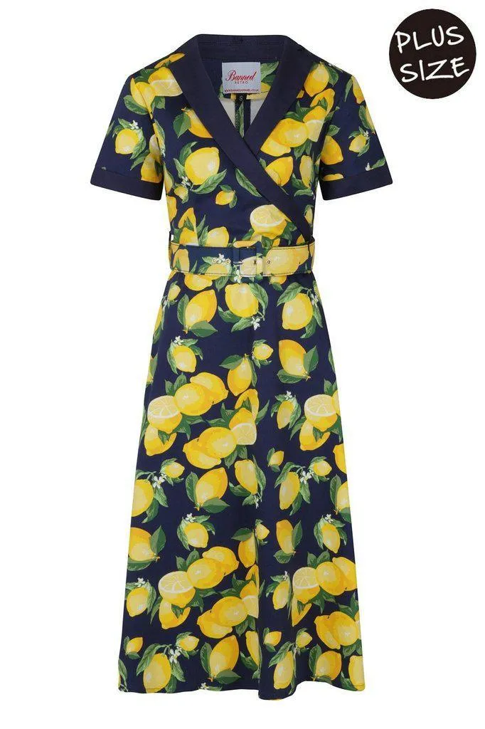 Lemon Swing Dress
