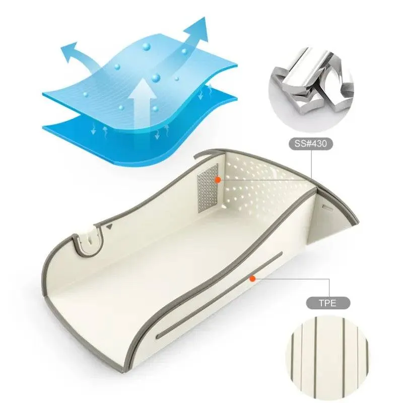 Multi-Functional Folding Chopping Board Smart Cutting Board with Draining Knife Sharpener & Grinder Plastic Cutting Board for Kitchen