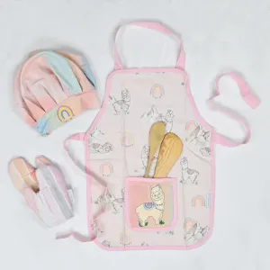 Ooh la Llama - Apron Set (Apron   Cap   Glove)