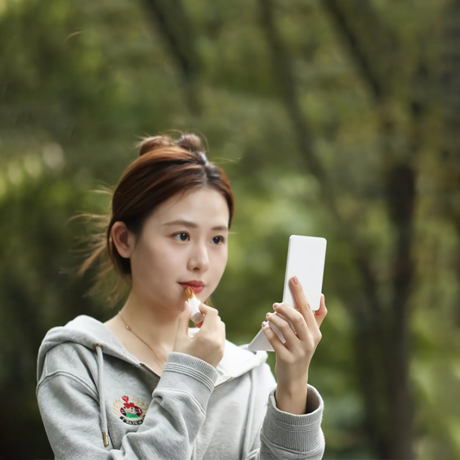 Portable Travel Makeup Mirror with Comb Set