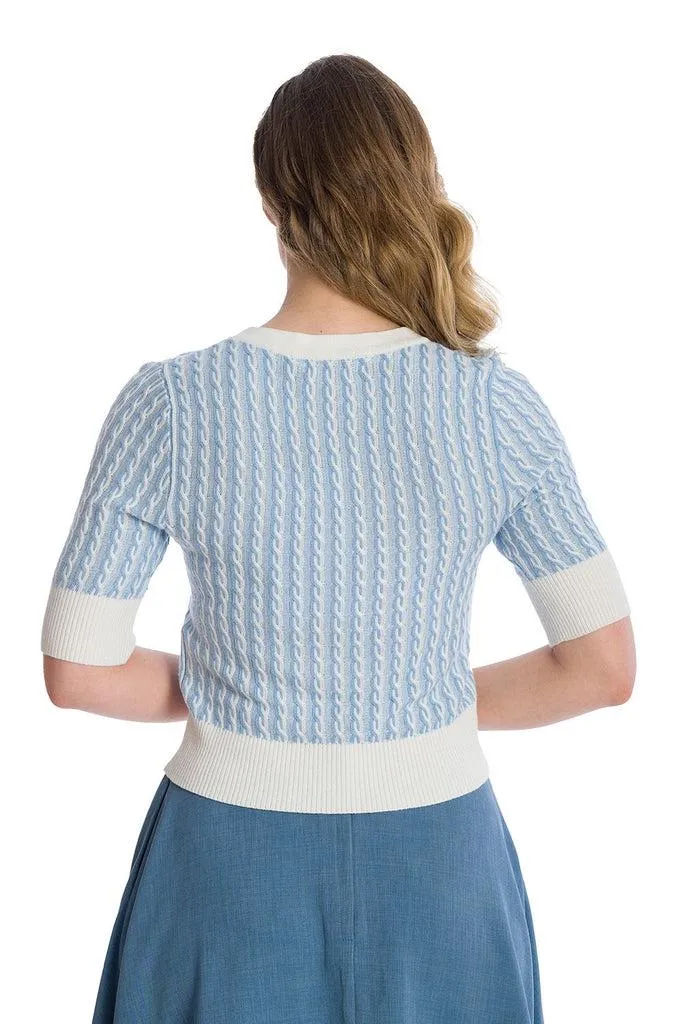 Regatta Race Stripe Knit Cardigan