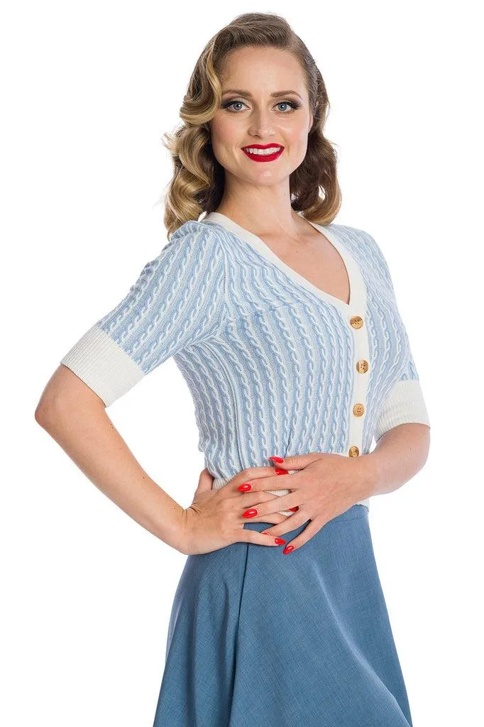 Regatta Race Stripe Knit Cardigan