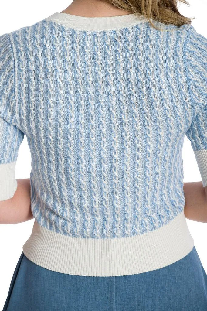 Regatta Race Stripe Knit Cardigan