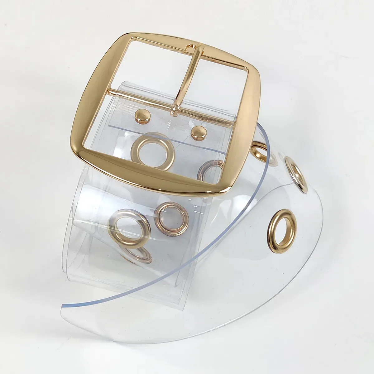 White Clear Belts