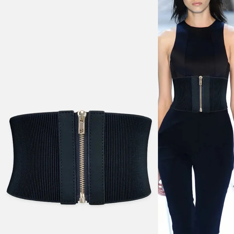 Wide Elastic Belts