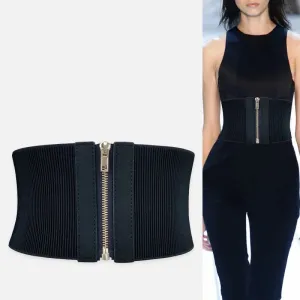 Wide Elastic Belts