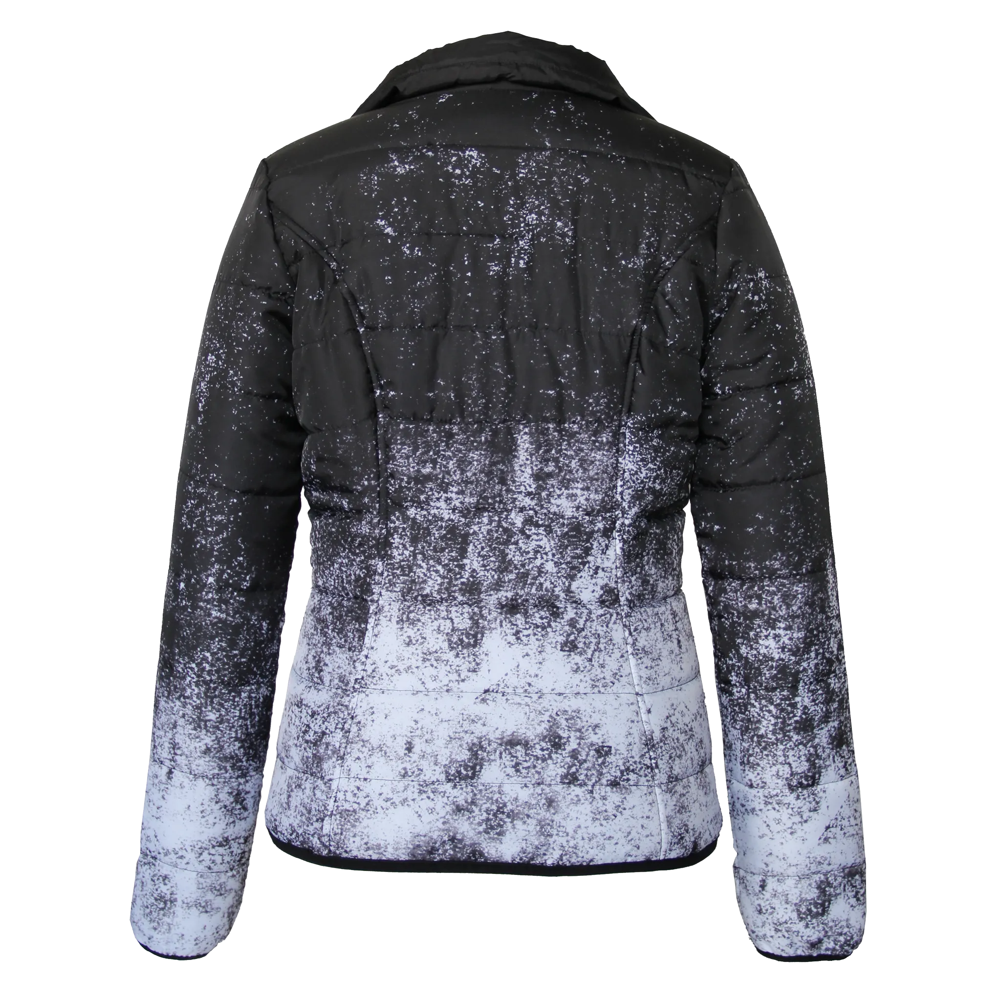 Women's Snow Print Puffer Jacket