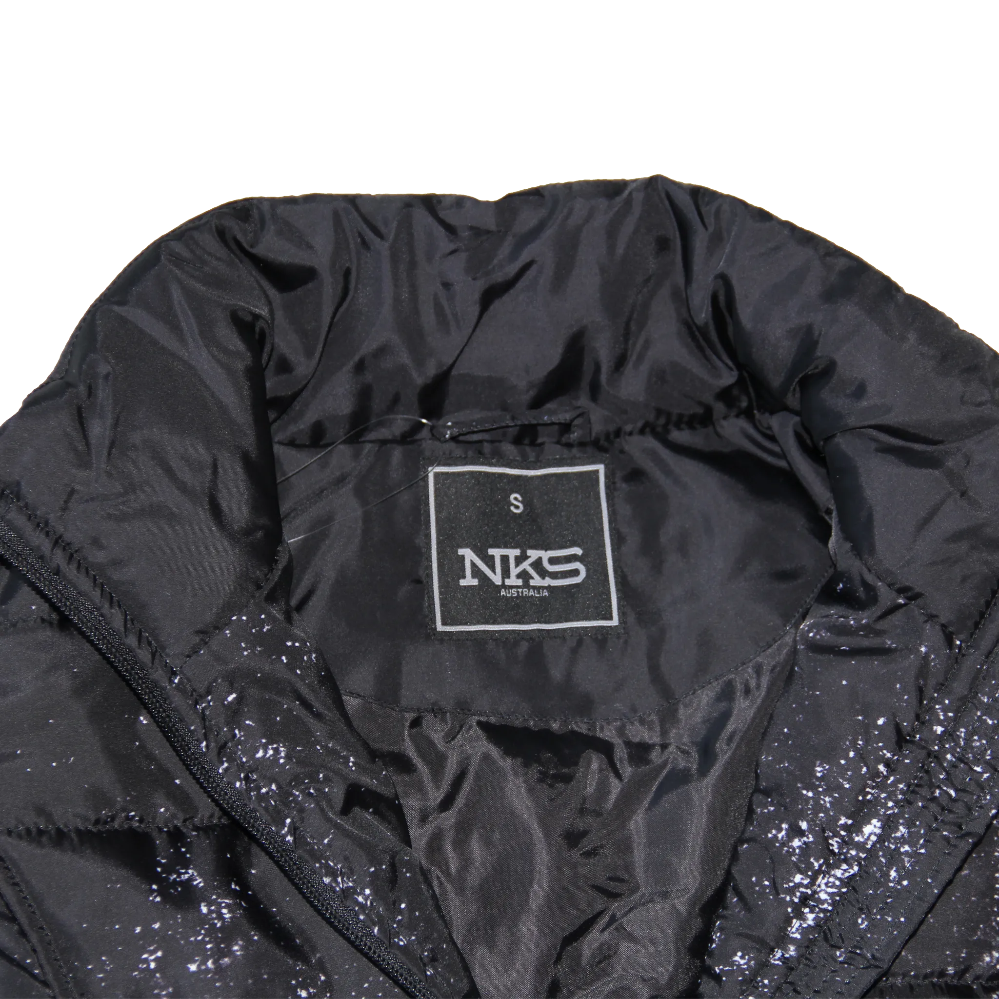 Women's Snow Print Puffer Jacket